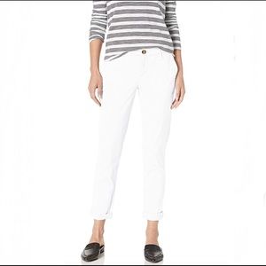 TOMMY HILFIGER  White Slim Chino Pant, Size 8